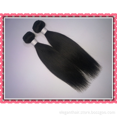 Hottest Style 5A Natural Straight Hair Weave Natural Black Bundle Hair 10-30inch 100g Unprocessed Virgin Brazilian Hair Extension